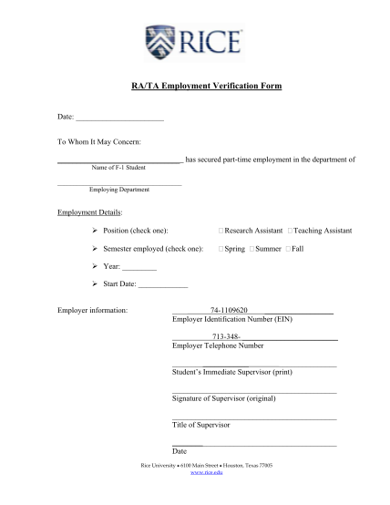 60647037-rata-employment-verification-form-oiss-rice