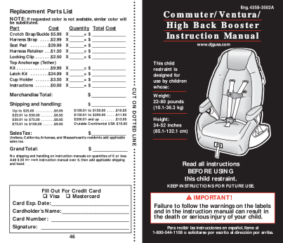 60662637-commuterventura-high-back-booster-instruction-manual