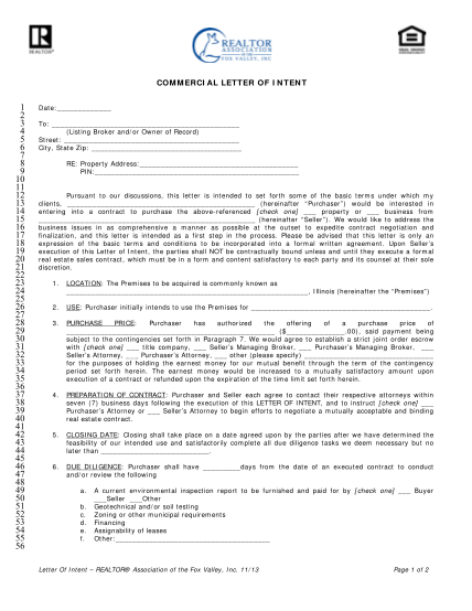 60995512-fillable-commercial-letter-of-intent-to-lease-chicago-association-realtor-form