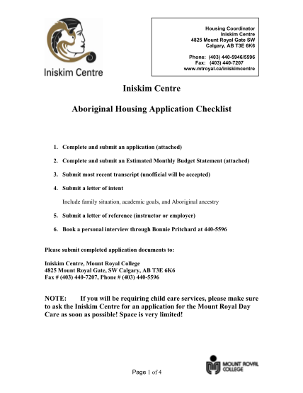 61164662-iniskim-centre-aboriginal-housing-application-checklist