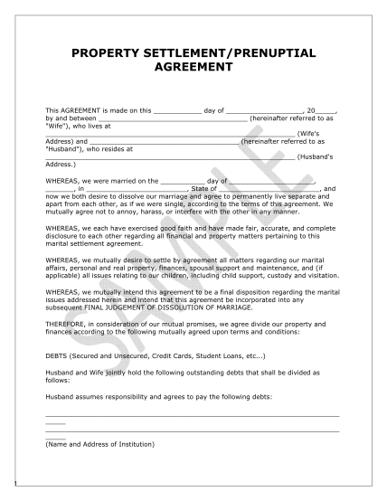 28 Prenuptial Agreement Sample page 2 Free to Edit Download Print