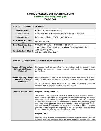 61276950-famous-assessment-planning-form-instructional-programs-ip-2008-2009-section-i-general-information-degree-program-bachelor-of-social-work-bsw-collegeschool-college-of-arts-and-sciences-department-of-social-work-contact-person-dr-famu