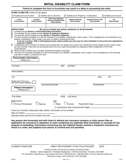 6127892-fillable-2010-print-aflac-disability-forms