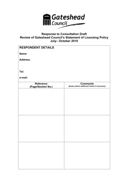 61406132-consultation-response-form-gateshead-council-gateshead-gov