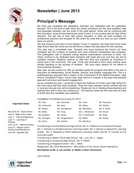 61619863-newsletter-june-2013-principal-s-message-we-have-just-completed-the-graduation-exercises-and-celebrated-with-the-graduation-banquet