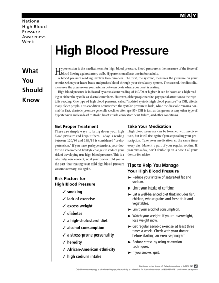 Health Assessment Handout 2, PDF, Blood Pressure