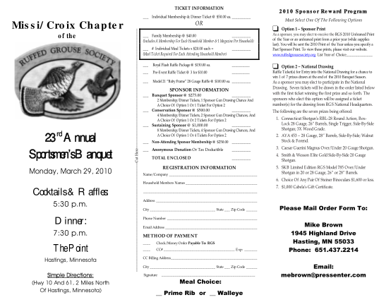 61871604-ticket-information-of-the-23-rd-annual-sportsmen-s-banquet-monday-march-29-2010-cocktails-ampamp-ruffedgrousesociety