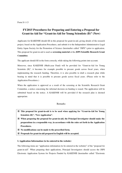 61924830-form-s-1-13-fy2015-procedures-for-preparing-and-entering-a-proposal-for-grant-in-aid-for-grant-in-aid-for-young-scientists-b-new-applicants-for-kakenhi-should-fill-in-this-proposal-for-grant-in-aid-giving-details-of-the-research-jsps