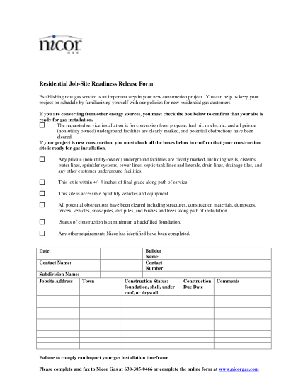62023636-residential-job-site-readiness-release-form-nicor-gas