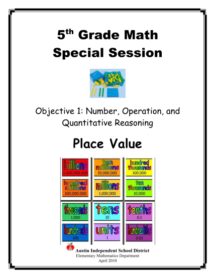 62084457-5th-grade-math-special-session-place-value-curriculum