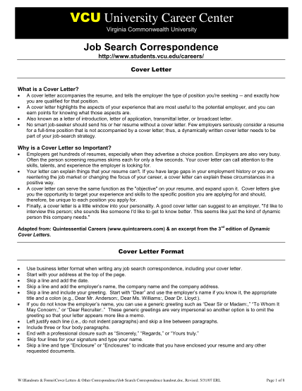 62565224-job-search-correspondence-handout-virginia-commonwealth