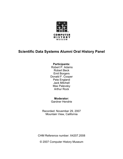 62997829-scientific-data-systems-alumni-oral-history-panel-computer-bb-archive-computerhistory