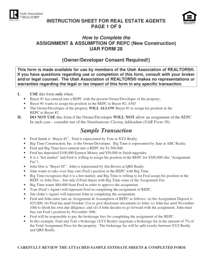 63033388-instruction-sheet-for-real-estate-agents-page-1-of-9