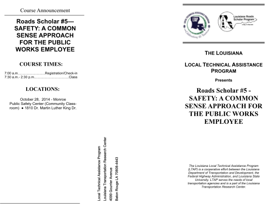 63317000-brochure-template-rs-5-safety-a-common-sense-approach-for-the-pub-wks-employee-october-ltrc-lsu