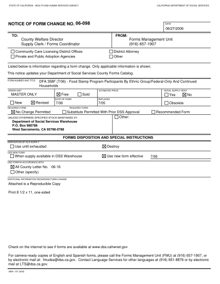 63410378-06-098-date-06272006-to-from-county-welfare-director-supply-clerk-forms-coordinator-forms-management-unit-916-657-1907-dss-cahwnet