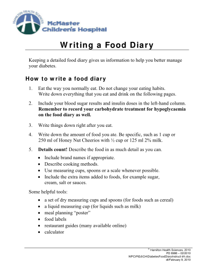 63498813-writing-a-food-diary-and-food-diary-sheets-hamilton-health-sciences