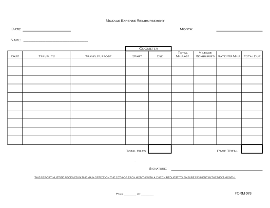 220 printable mileage log book page 4 - Free to Edit, Download & Print ...