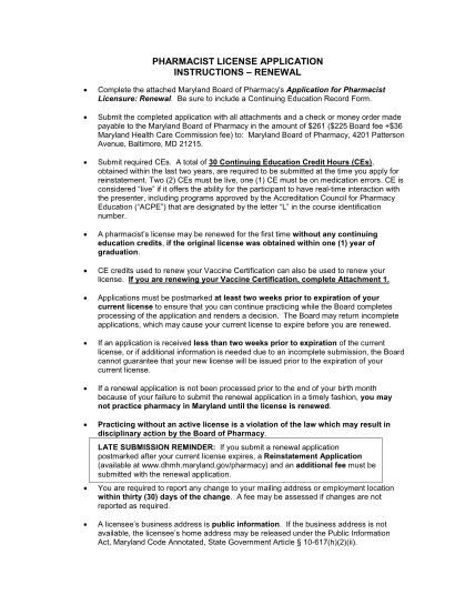 63754186-pharmacist-renewal-application-5213-dhmh-marylandgov-dhmh-md