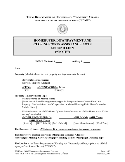 6376-11-hba-lender-note-tdhca-home-sample-note--texas-department-of-housing--promissory-note-forms-tdhca-state-tx