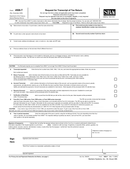 22 irs form 4506 t verification of nonfiling - Free to Edit, Download ...