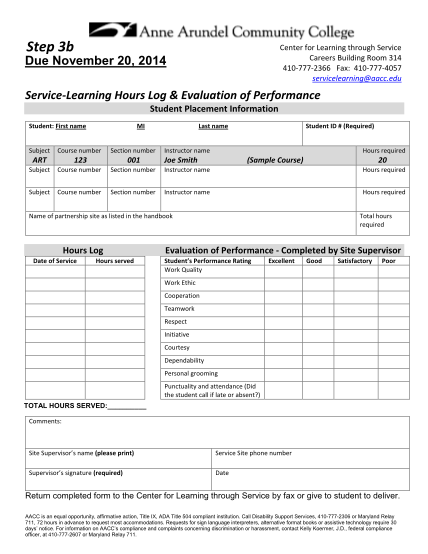 64110981-hours-log-amp-evaluation-form-anne-arundel-community-college-aacc