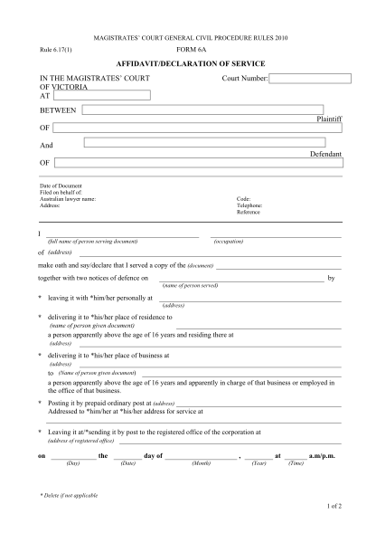 64351287-affidavit-of-service-form-6a-pdf-27kb-2-pages-magistrates-magistratescourt-vic-gov
