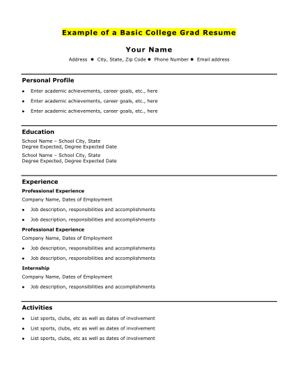 64920048-example-of-a-basic-college-grad-resume-your-name