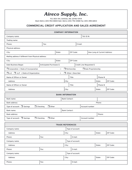 65092777-fillable-aireco-credit-application-form