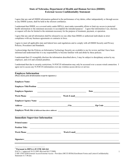 6511208-fillable-confidentiality-statement-ne-ndhhs-form-dhhs-ne