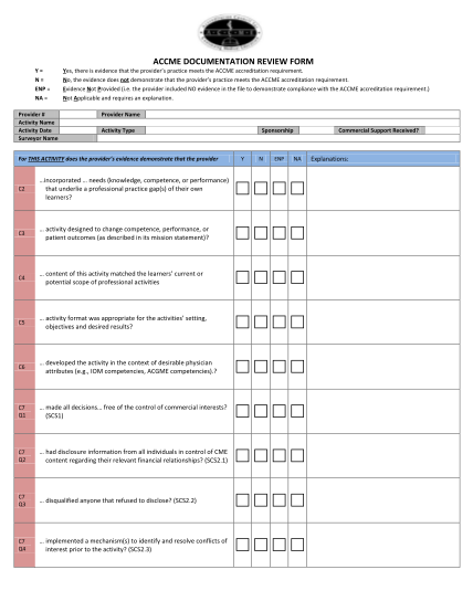 65167430-accme-documentation-review-form-accreditation-council-for