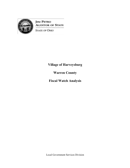 6541021-village-of-harveysburg-warren-county-fiscal-watch-analysis-auditor-state-oh