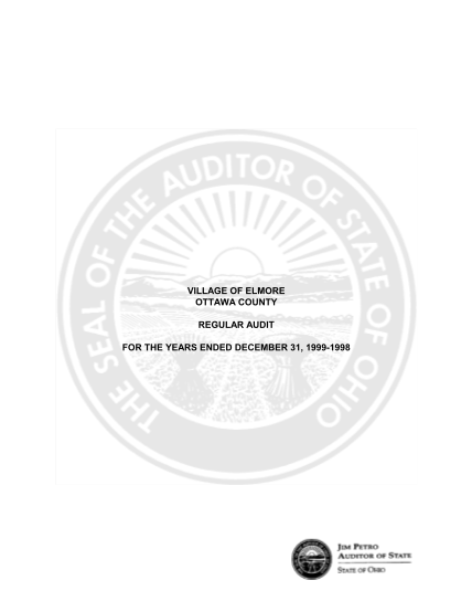 6542611-h-users-final-audit-jennie-blair-village-of-elmore-98-99-ottawa-final-copy-rptwpd-auditor-state-oh