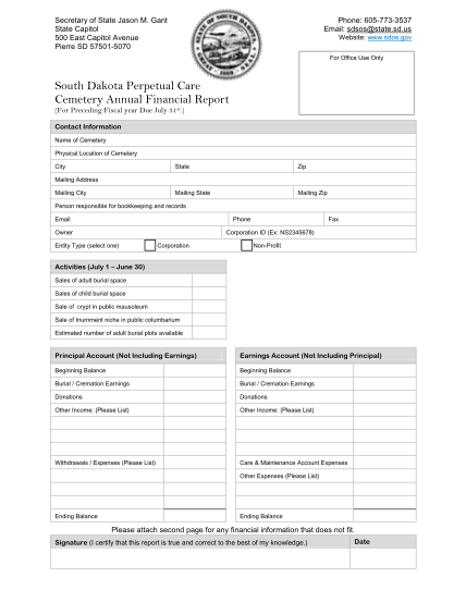 65492774-travel-expense-report-form-south-dakota-secretary-of-state-sos-sd