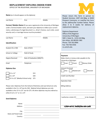 6559682-replacement-diploma-order-form-office-of-the-registrar-ro-umich