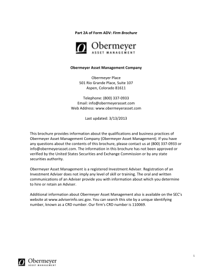 6565055-form-adv-part-2-brochure-obermeyer-asset-management-company
