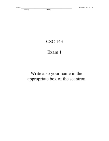 6565059-csc-143-exam-1-write-also-your-name-in-the-appropriate-box-of-the-seattlecentral