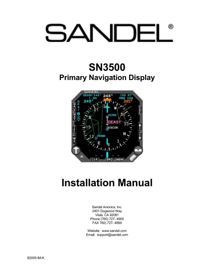 65675255-fillable-sn3500-installation-manual-form