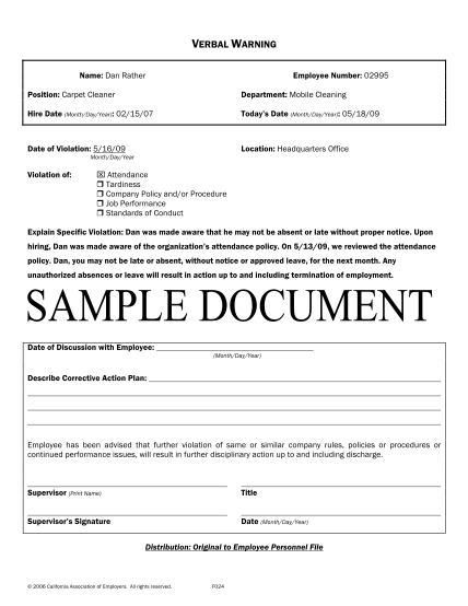 65977330-sample-employee-documentation-form-california-employers-employers