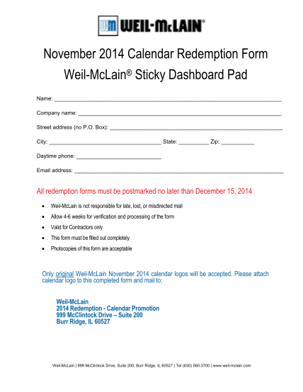 65977355-november-2014-calendar-redemption-form-weil-mclain-sticky