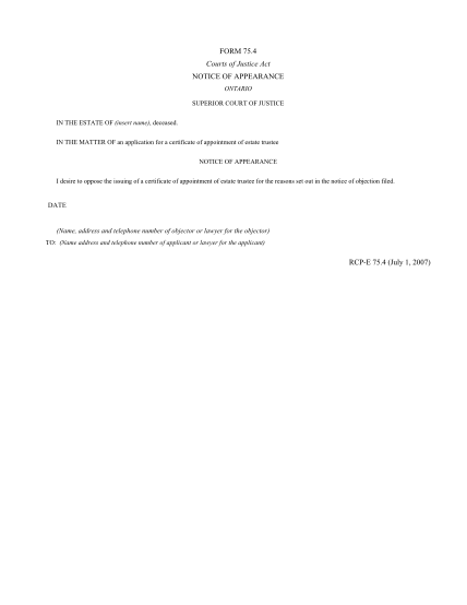66038522-rcp_e_7504_0707pdf-form-754-notice-of-appearance-ontariocourtforms-on