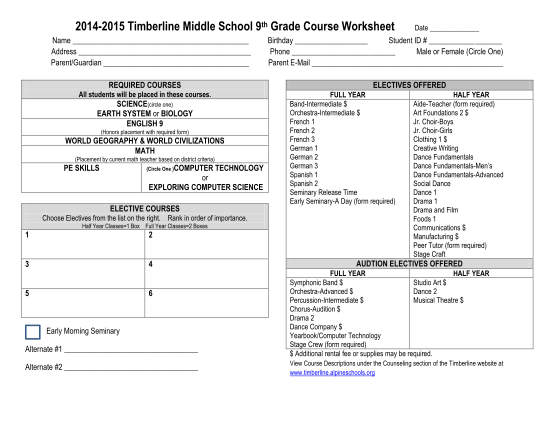 66087125-2014-2015-timberline-middle-school-9th-grade-course-worksheet-timberline-alpineschools