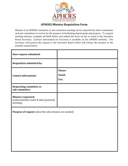 66101007-aphoes-minutes-requisition-form-aphoes-wildapricot