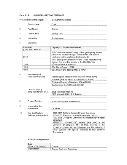 66178761-form-b12-curriculum-vitae-template-proposed-role-in-the