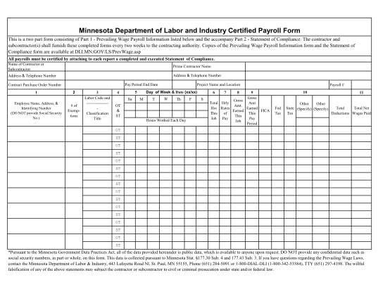 66247980-prevailing-wage-certified-payroll-form-minnesota-department-of-doli-state-mn