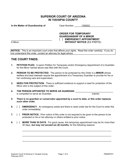 123 Temporary Guardianship Agreement Page 5 - Free To Edit, Download ...