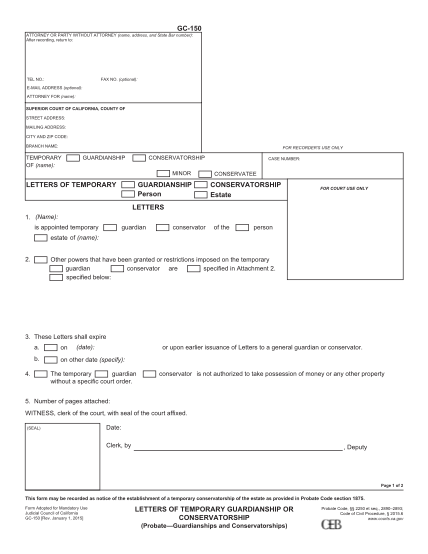 66297844-gc-150-letters-of-temporary-guardianship-or-conservatorship-fillable-editable-and-saveable-california-judicial-council-forms