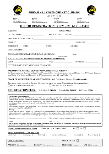 66860319-junior-registration-form-201415-season-pendle-hill-members-iinet-net