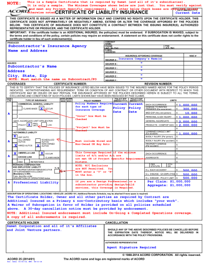 67113444-certificate-of-liability-insurance-note-samet-corporation