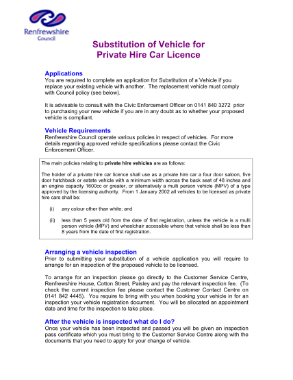 67129947-change-of-vehicle-for-private-hire-application-pack-renfrewshire-renfrewshire-gov