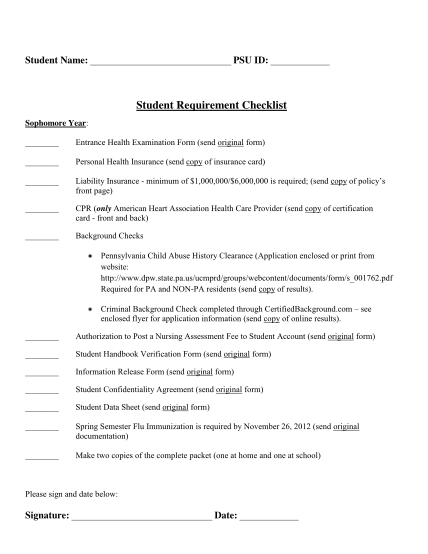 67682512-student-requirement-checklist-sophomores-nursing-psu